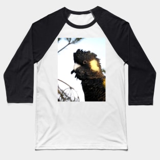 Yellow-tailed Black Cockatoo Baseball T-Shirt